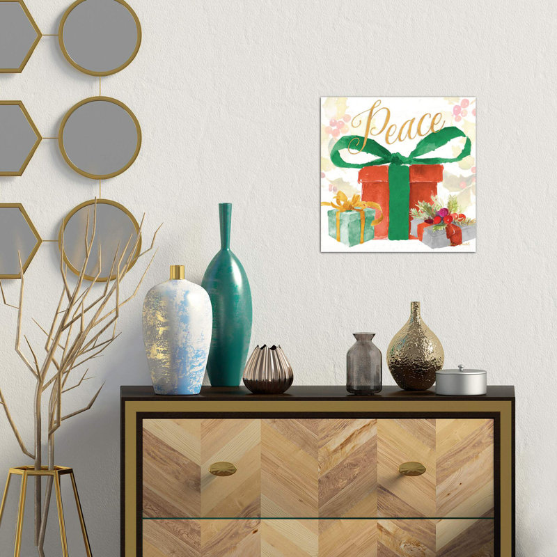 Presents And Notes IV - Wrapped Canvas Painting, 93.98 cm H x 93.98 cm W x 3.175 cm D
