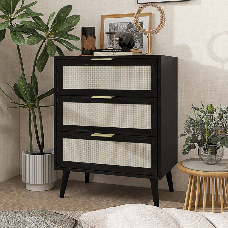 Alexanna Accent Chest, Black