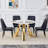 Marble Dining Table Set-97736943-97736936