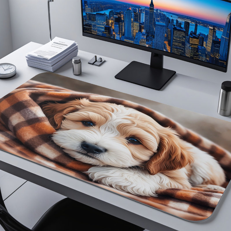 Polyester Desk Pad, 23.6x13.8