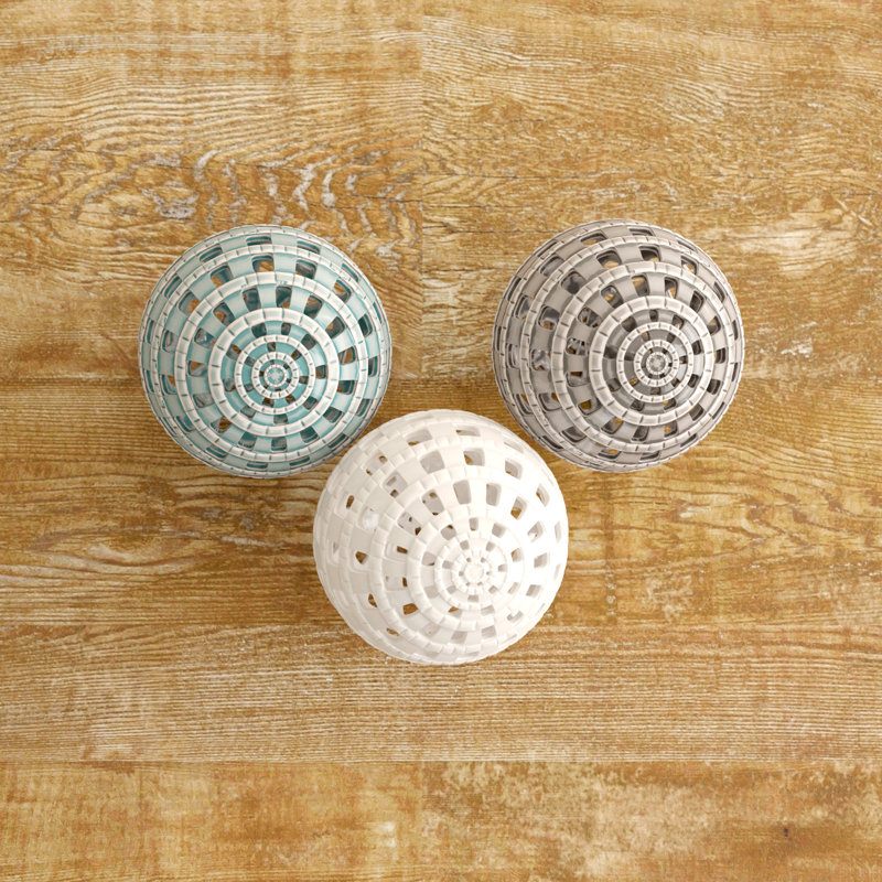 Outer Banks 3 Piece Sphere Sculpture Set