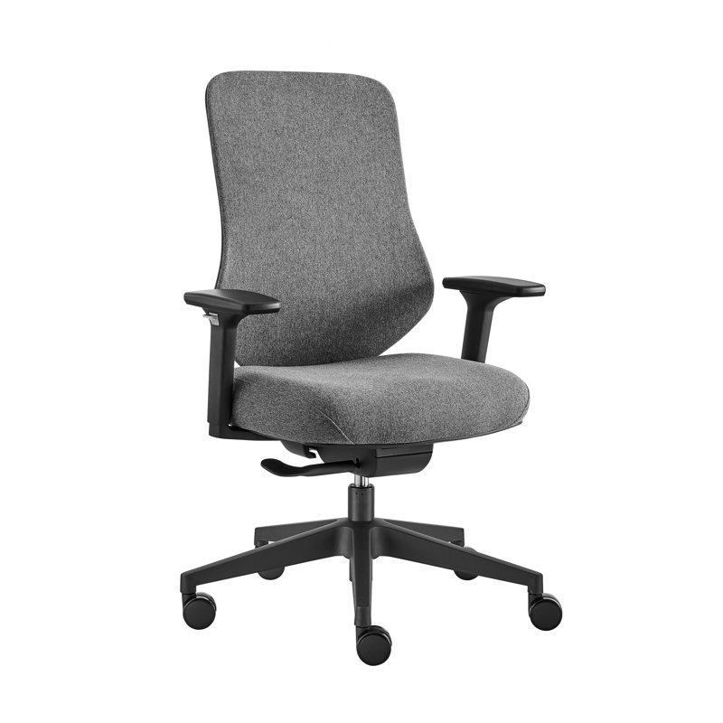 Chaise de bureau Chaela, Gris