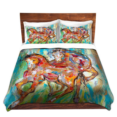 Polyester Animal Print Duvet Cover
