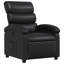 vidaXL Recliner Chair, Adjustable Backrest/ Footrest, Leather-97814415