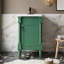 Meuble-lavabo autoportant avec lavabo en céramique et tablette réglable