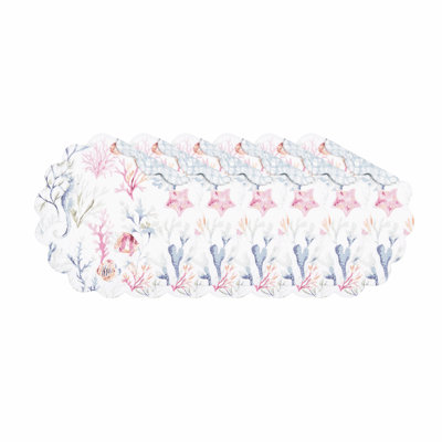 Cletes Coral Round Placemat Set of 6