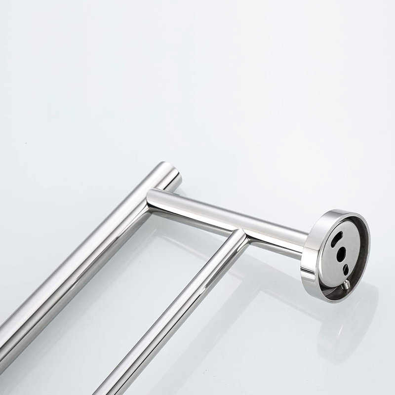 Porte-serviettes de salle de bain 5 pièces - Design moderne en aluminium à fixation murale pour chambre à coucher
