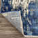 Modern Fringed Abstract Area Rug