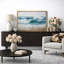 "Coastal Ocean Waves", sérénité, photos de salon de plage, impression encadrée sur toile-126136168-126136169