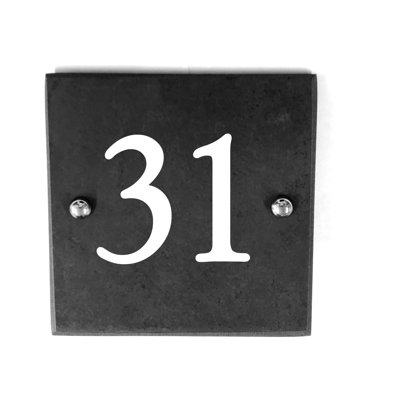 Peconic 15cm H Stone House Number