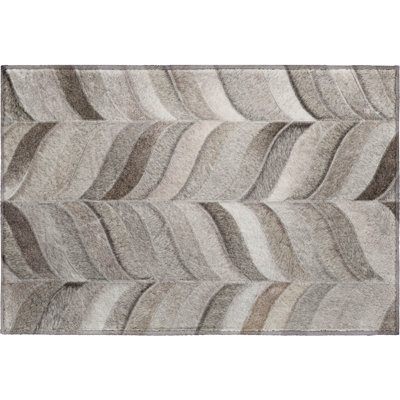 Premium Machine Washable Lewes AMF106 Gray Rug
