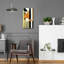  «Switching Levels 2» par Alonzo Saunders, art mural en verre acrylique, 12 po x 24 po-458773297