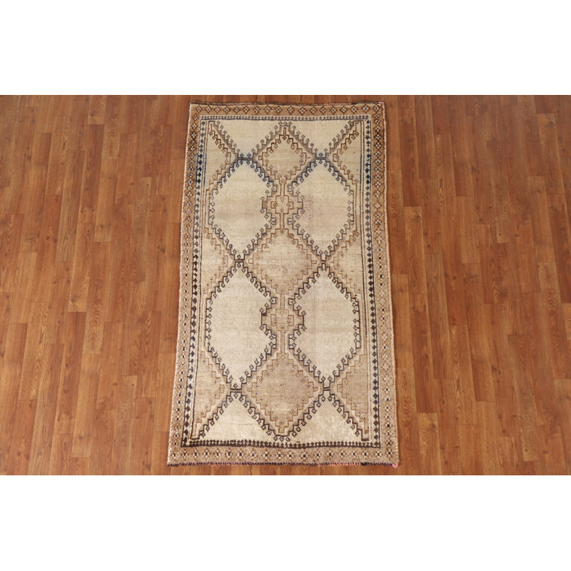 Tapis géométrique Gabbeh 3x6