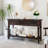 Junior Retro Console Table with Drawers & Open Bottom Shelf