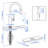 Pull Down Sprayer Kitchen Sink Faucet, Single Handle Kitchen Faucet Brush Nickel-118661922