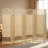 8 Panel Folding Room Divider Screen Privacy Screen Freestanding