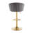 Swivel Adjustable Height Bar Stool With Metal Frame-121481305-127420002