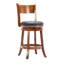 Tabouret de bar pivotant en bois massif-69426626-69426627