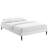 Modway Sherry Vinyl/Wood Bed Frame with Round Tapered Legs-18560833-18560831