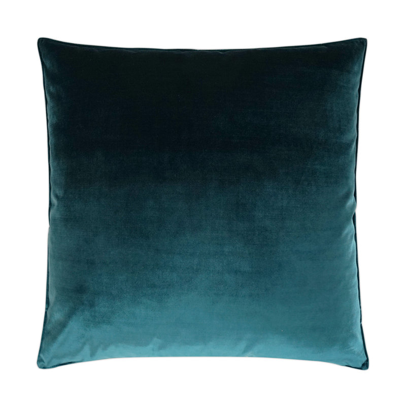 Iridescence Pillow Cover & Insert, Peacock, Square 24"