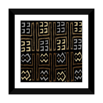 «Mudcloth Geometric Design IV», impression sur toile