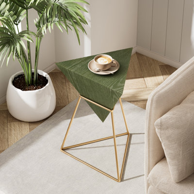 Table de bout moderne à motif géométrique