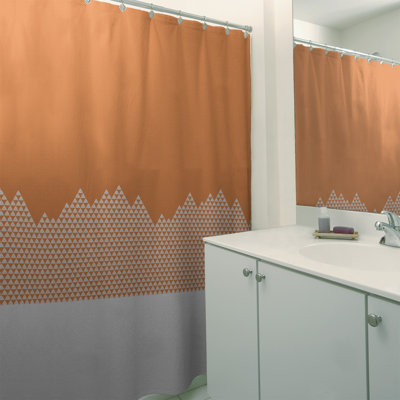 Rideau de douche simple Mountain