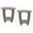 Jerick Rustic Farmhouse End Table, French Country Accent Side Table