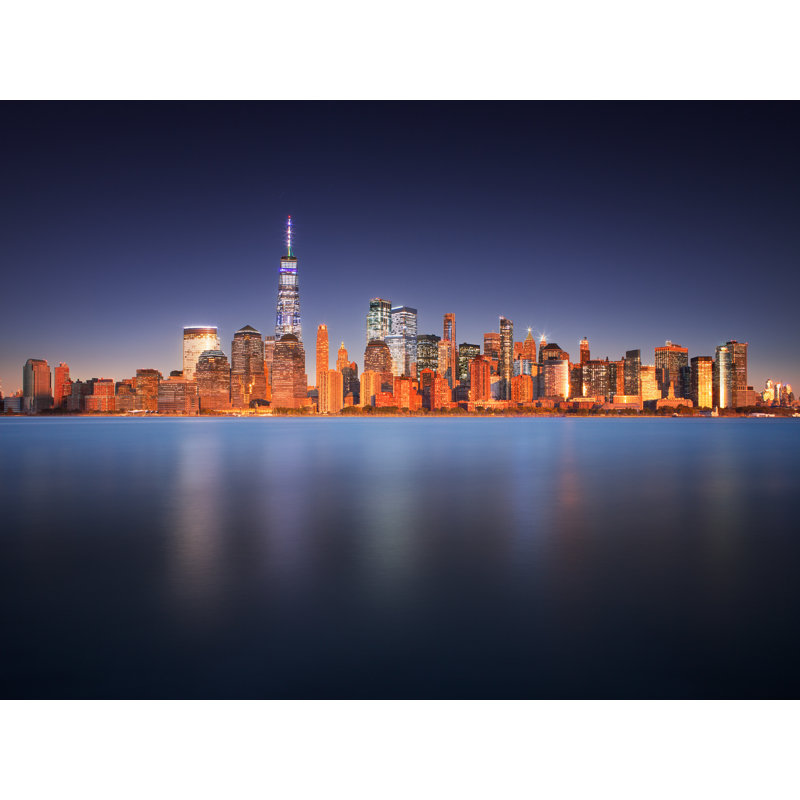Skyline New York Timelaps par Frank Peters, H 17,25 po x l 21,25 po x P 0,875 po