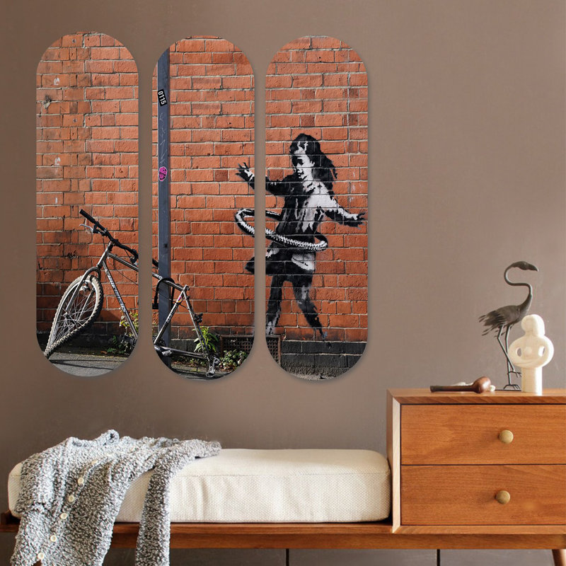 Superbe ensemble de peinture décorative en panneau de fibres à densité moyenne (3 pièces), imprimé UV, 27,6 x 27,6 pouces au total | 100% panneau de fibres à densité moyenne, épaisseur: 0,3 pouce | Parfait pour le salon, la chambre à coucher ou le bureau | Art mural accrocheur