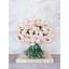 Blush Pink Peony Silk Arrangement In Vase With 189 Small Peonies-1331691279