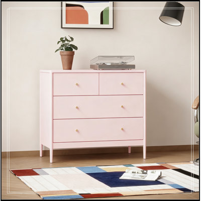 Accent chests with 4 Drawers and sturdy legs