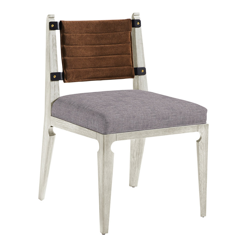 Thom Filicia Home Gifford Side Chair, Wrenn, Nomad Slate Crypton® Chenille