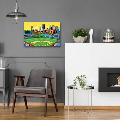 PNC Park Pittsburgh 'par Ron Magnes, acrylique