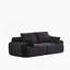 Boneless Modern Memory Foam Compressed 2 Seater Sofa, Pet-Friendly Cloud Modular Sectional For Living Room, No Assembly Needed