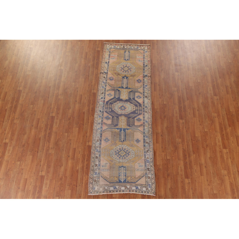 Tapis de couloir rétro vintage 3 x 10