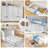 Murphy Bed Cabinet with Storage Drawer, USB Charging Station & Fold-Out Design