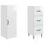  Cabinet Set 2 Pcs Engineered Wood Storage Furniture Modern Living Room-710116156