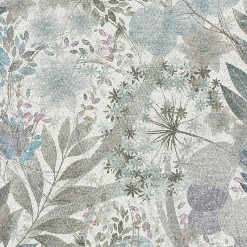 Secret Grove Wallpaper Sample, Blue