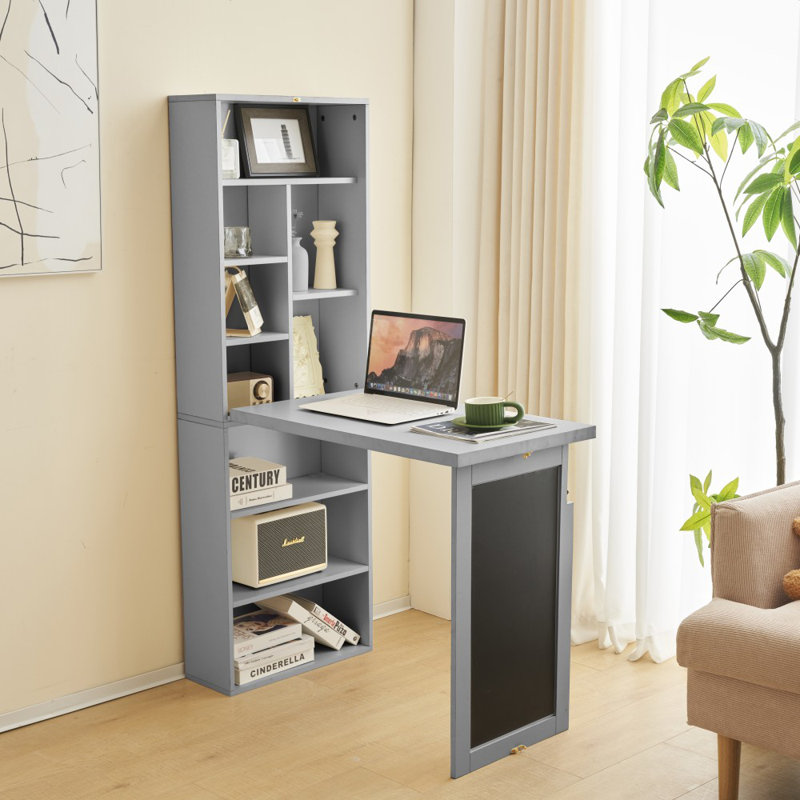 Milijan Floating Desk, Grey