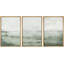 «Minimal Landscape», art organique moderne vert sauge, images murales abstraites simples dans la chambre à coucher, grand ensemble de 3 impressions murales sur toile, 16 x 24 x 3, 24 x 36 x 3-91874881-91874880