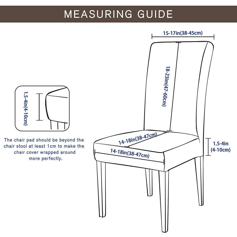 Housse pour chaise de salle à manger et coussin en T, Ivoire