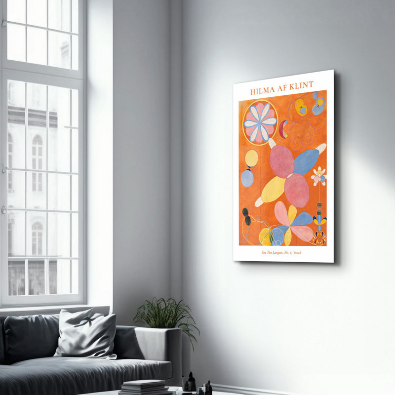 Elegant Tempered Glass Wall Art Painting, 13.8 x 21.7 inches | 100% Tempered Glass, Thickness: 0.16 inches | UV Printed for Vibrant Colors | Perfect for Home Decor, Living Room, & Office Spaces