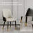 Silva Faux Leather Dining Chair with Arms -778411446