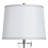 Doris Table Lamp - Clear Seeded - White Shade-101247919