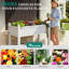 Resin Planter Box With Wheels-892351218