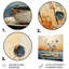 Essence culinaire bleue - Bloom, art mural en métal pour la cuisine-309087523