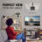 ELG Versatile Full Motion TV Wall Mount with VESA 200x200mm Tilt and Swivel for 15 to 58 inch TVs