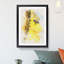 Busy Bee & Yellow Flower Watercolour - Picture Frame Graphic Art-56923088-56923091