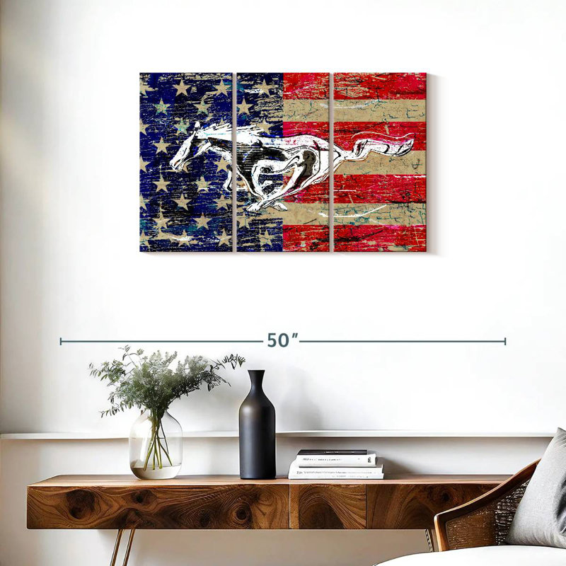 Drapeau Bores Old Ford, H 20 po x l 33 po